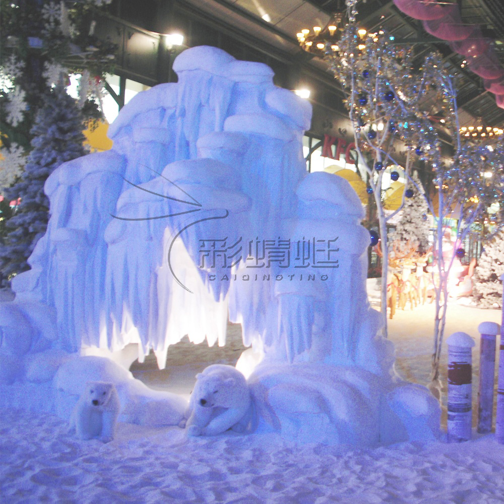 人造雪景